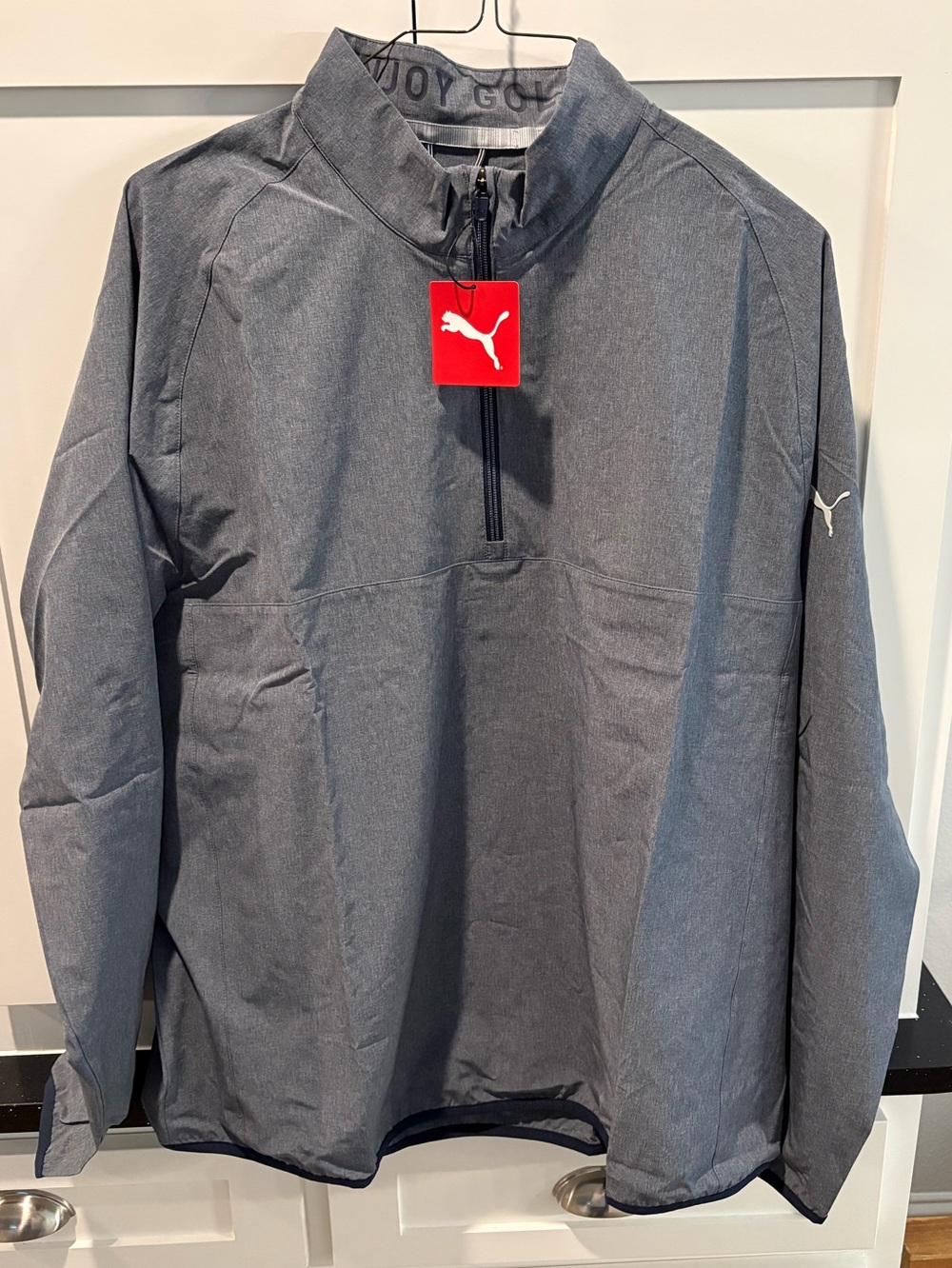 Puma Mens 1/4 Zip Lightweight Golf Jacket Size XL NWT